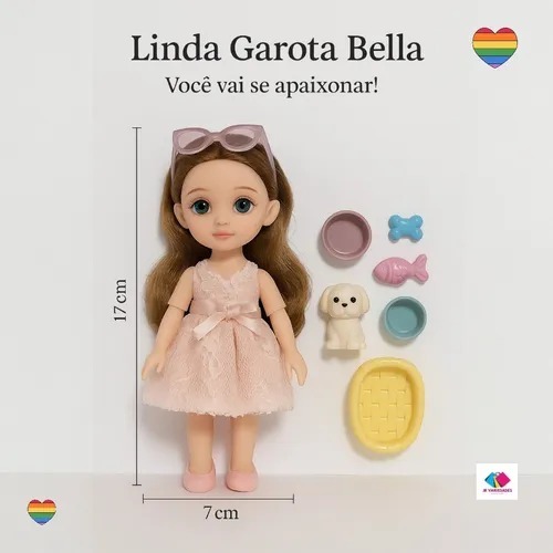 BONECA BELLA LINDA GAROTA